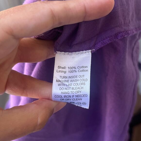 NEVER A WALLFLOWER Blouse Women's High Neck Top Purple size Small - Picture 5 of 5